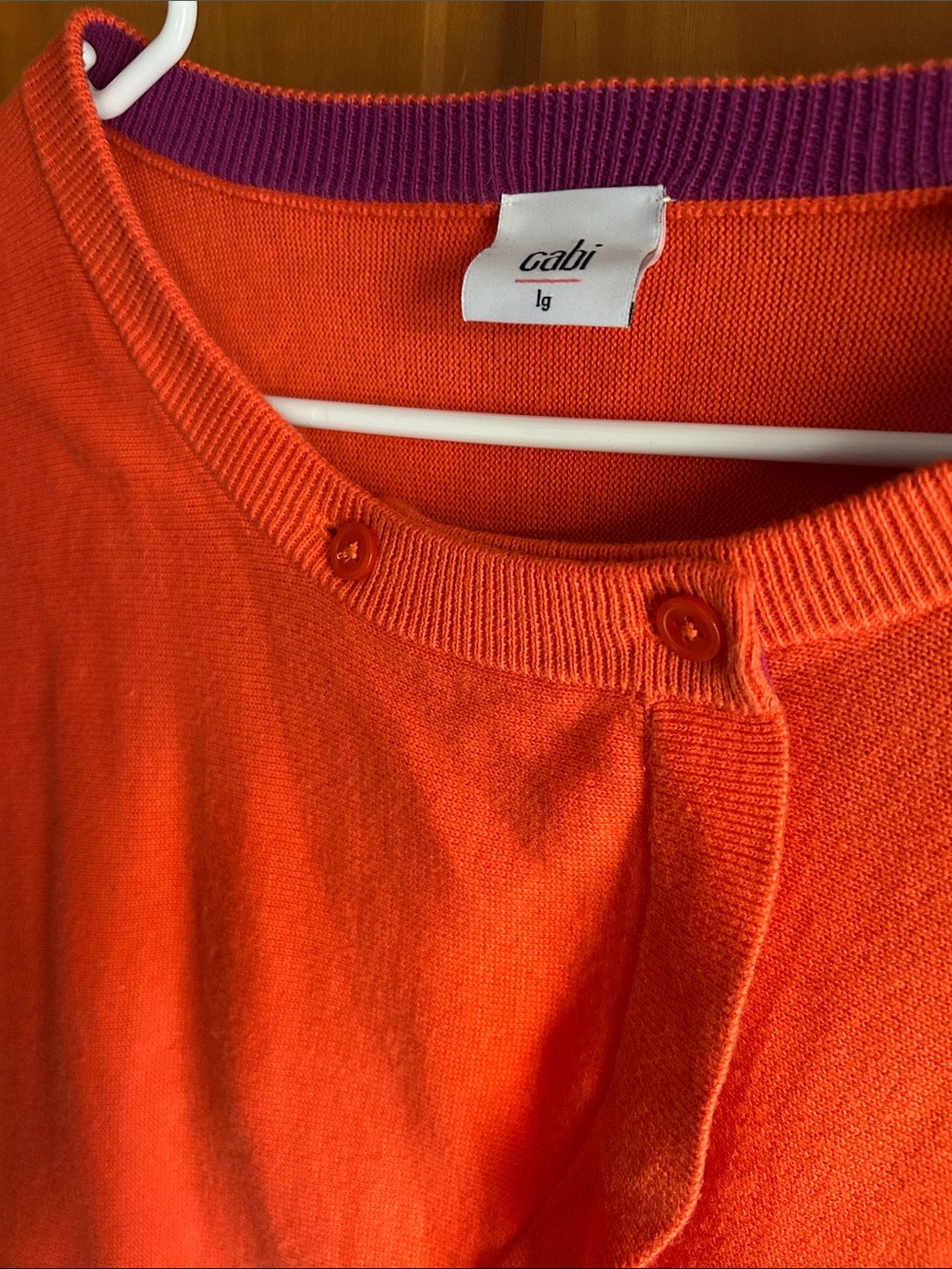 CAbi Piccolo Shrug Style #5008 Orange Sweater